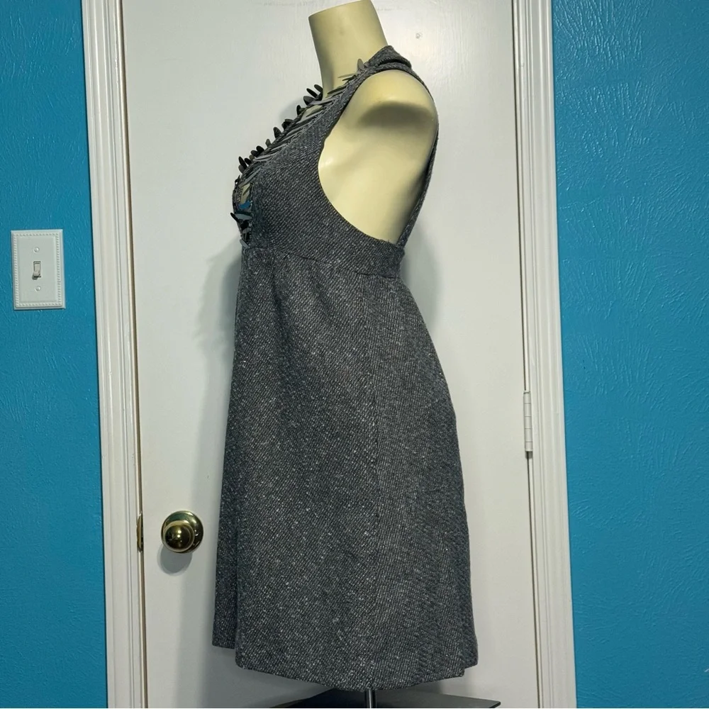 Anna Sui for Target Gossip Girls Collection Elegant Gray Sleeveless Dress 3 XS - Picture 7 of 16